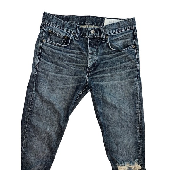 Rag & Bone Fit 1 Skinny Jeans Size 29x32, distressed - Picture 3 of 14